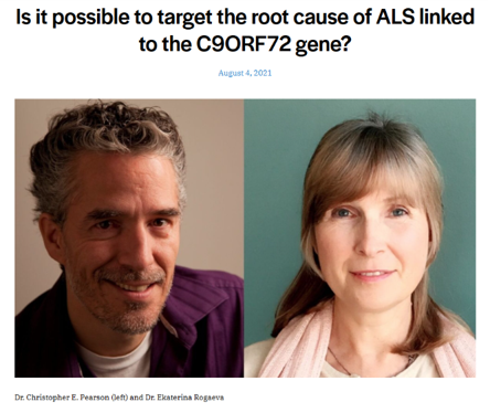 Brain Canada: News: Targeting the Root Cause of ALS.