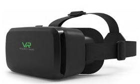Screen Shot 2020-11-27 at 4.26.40 PM Image of a black virtual reality headset.