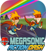 thumbnail_image002 Icon of Megateam logo, two characters with blond hair running with a rainbow behind them.