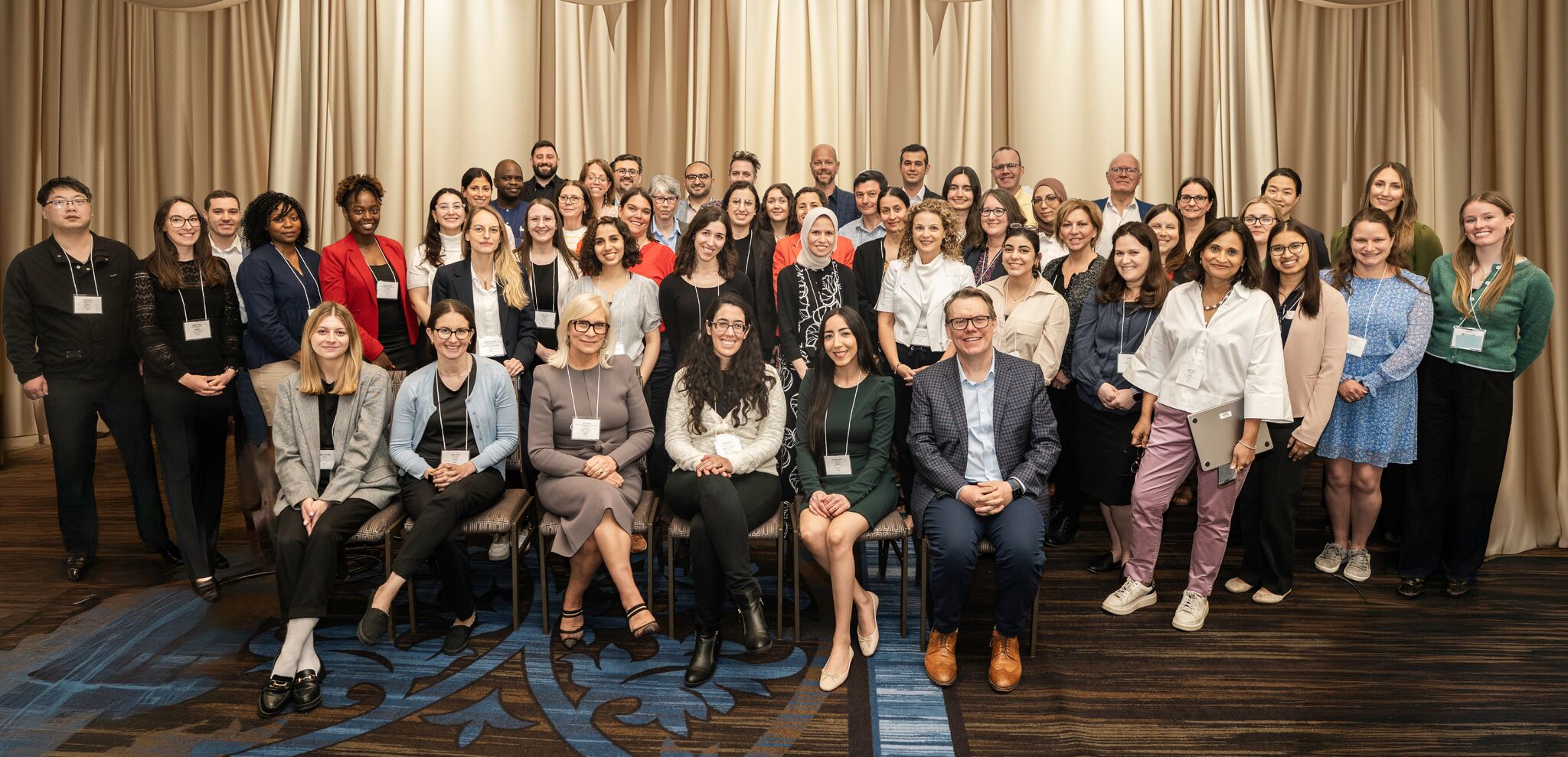 A group picture of Drs. Sonia Grandi and Cristina Longo with other researchers at the Canadian National Perinatal Meeting