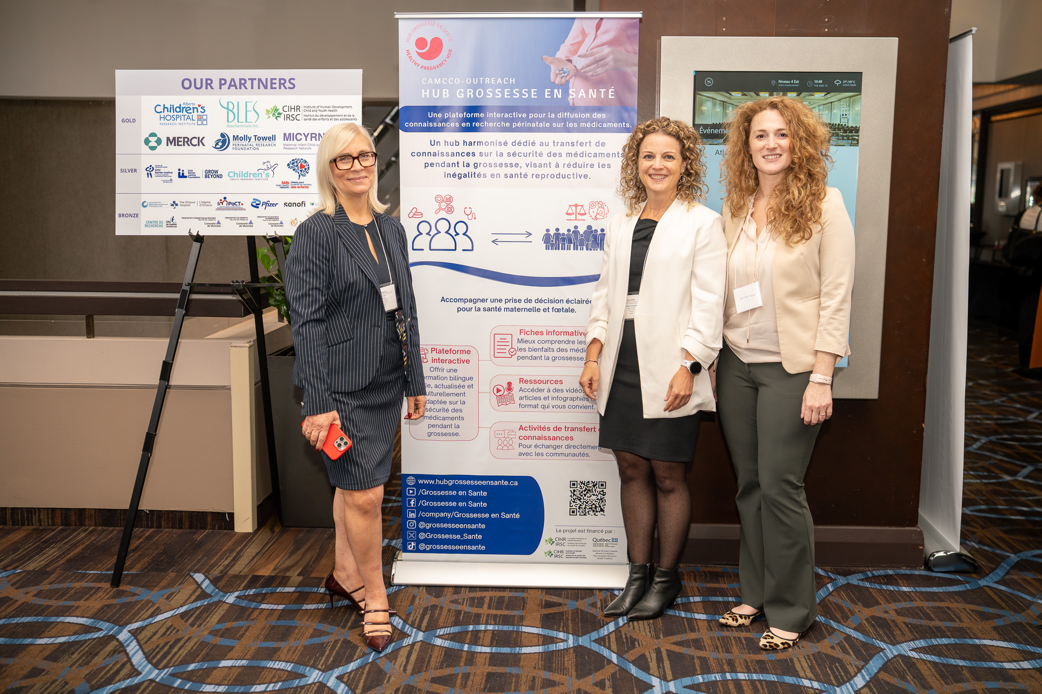 Drs. Sonia Grandi and Cristina Longo gave an invited talk about postpartum health at the Canadian National Perinatal Meeting in Montreal, Quebec