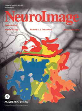 Neuroimage journal cover - work published in 2000