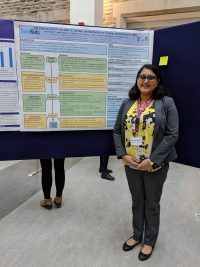 Ayushi Bhatt presenting at the Western University Undergraduate Student Research Conference - March 2019