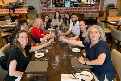 Celebrating submission of papers