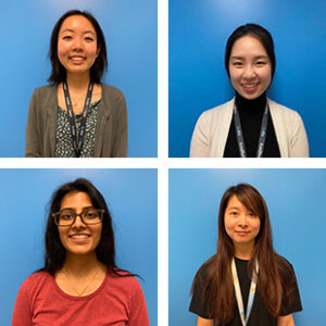 Collage of four staff headshots