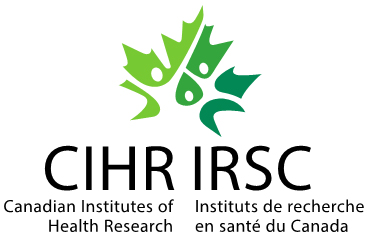 CIHR logo, bilingual