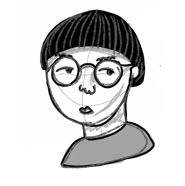 Illustration of lab member Seon Yong Lee by Saba Birkadze