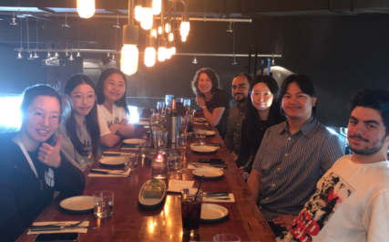 2023 - Farewell lunch for our graduate student/ technologist I, Jooyun :)