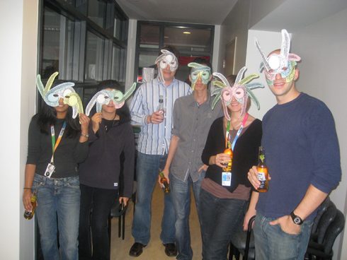 Lab Halloween Party 2007 in which Ian Scott's lab participated and dressed up for the party.