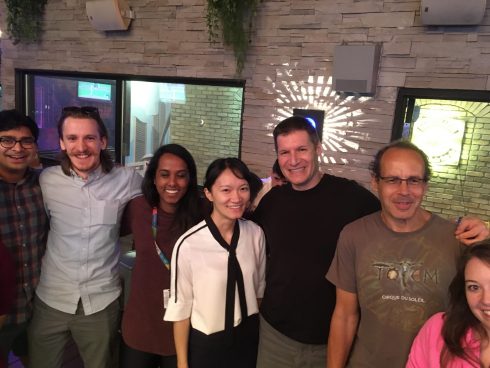Ian Scott's Lab and Didier Stainier in Sept 2019. The lab met with Didier at a conference.
