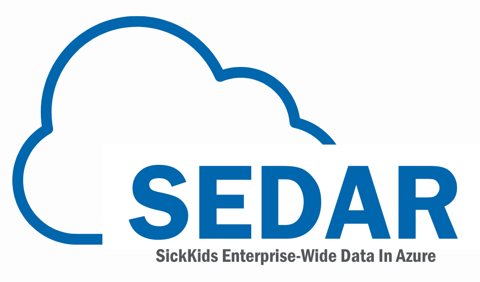 SEDAR SickKids Enterprise-Wide Data In Azure Logo