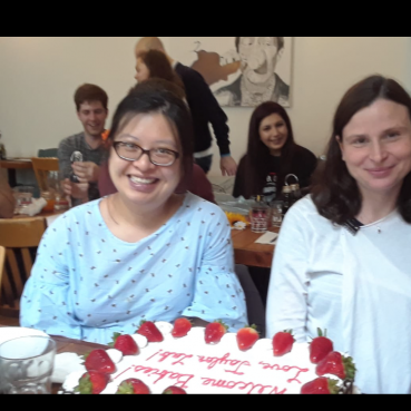 Betty and Florence is from Betty's baby shower/maternity leave celebration