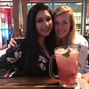 "Girls night out" a dinner that Dr. Taylor hosted for the invited potential Postdoctoral fellow candidate Abhirami Visvanathan to visit his lab. Abhirami was taken out for dinner along with few of the ladies from the lab (Abhirami is now part of the lab).