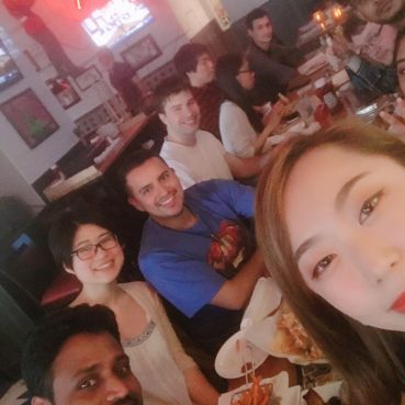 Going away party for the lab volunteer staff (Michelle Ly, and Vernon (Vernon has now joined back as a Graduate Student).