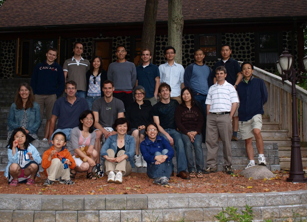 photo of Trimble lab members
