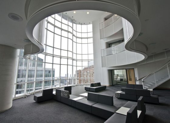 The Peter gilgan centre for research and learning, the inside of the building